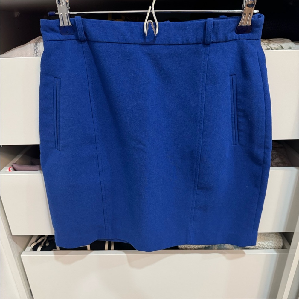 Forever 21 Vibrant Blue Pencil Skirt